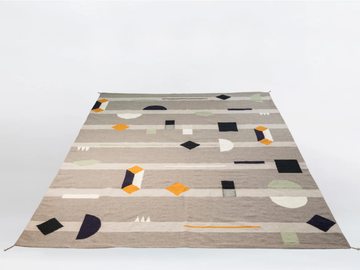 PLAYTIME EENY MEENY MINY MOE - Patterned rectangular wool rug by La Manufacture - view 2